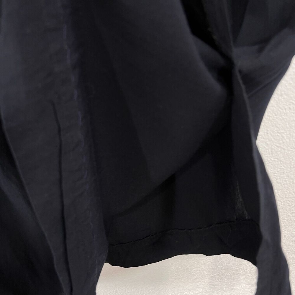 USINDO 100% Rayon Black Hand Made Embroderiod Neck Line Midi Skirt Size‎ Medium - Picture 5 of 9